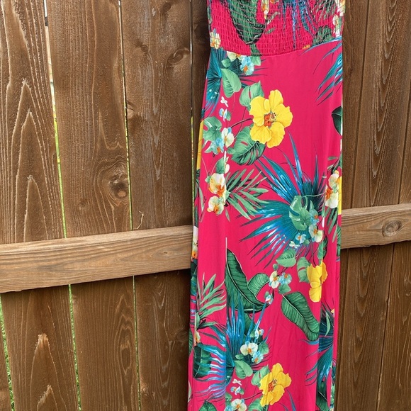 Hawaiian off-the-shoulder maxi dress size M nwt - Picture 3 of 6